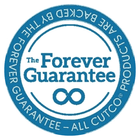 The Forever Guarantee — all Cutco products are backed by the Forever Guarantee